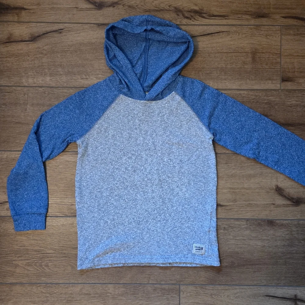OshKosh B'gosh Blue and Gray Kids Hoodie
